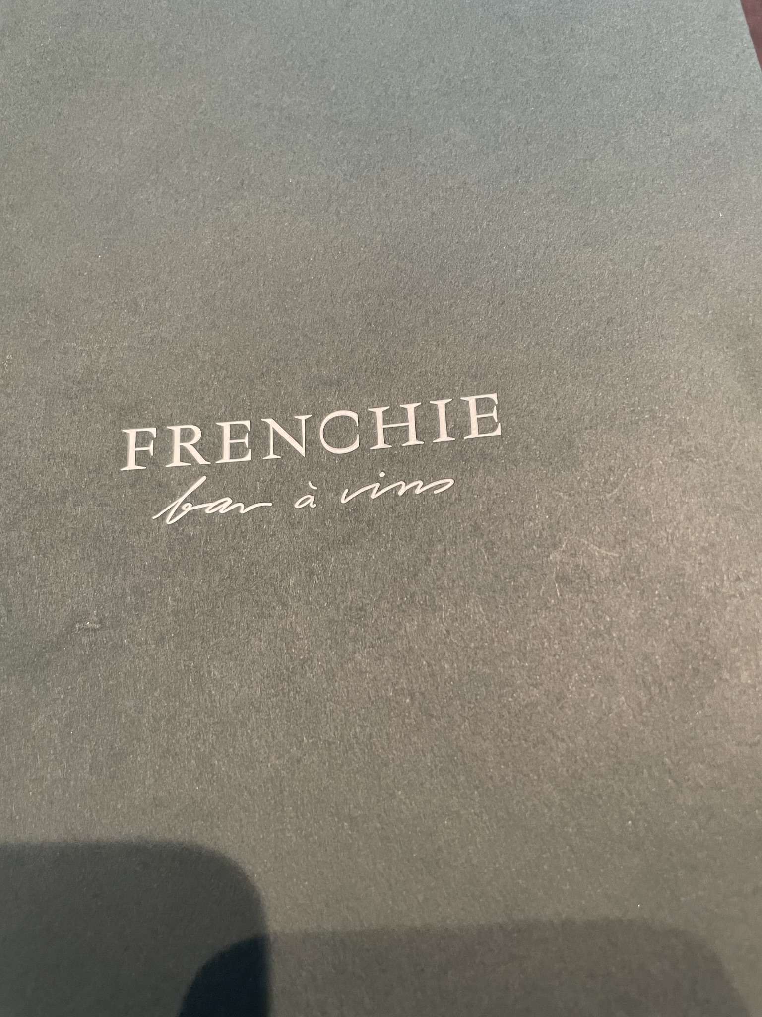 French Bar A Vins menu