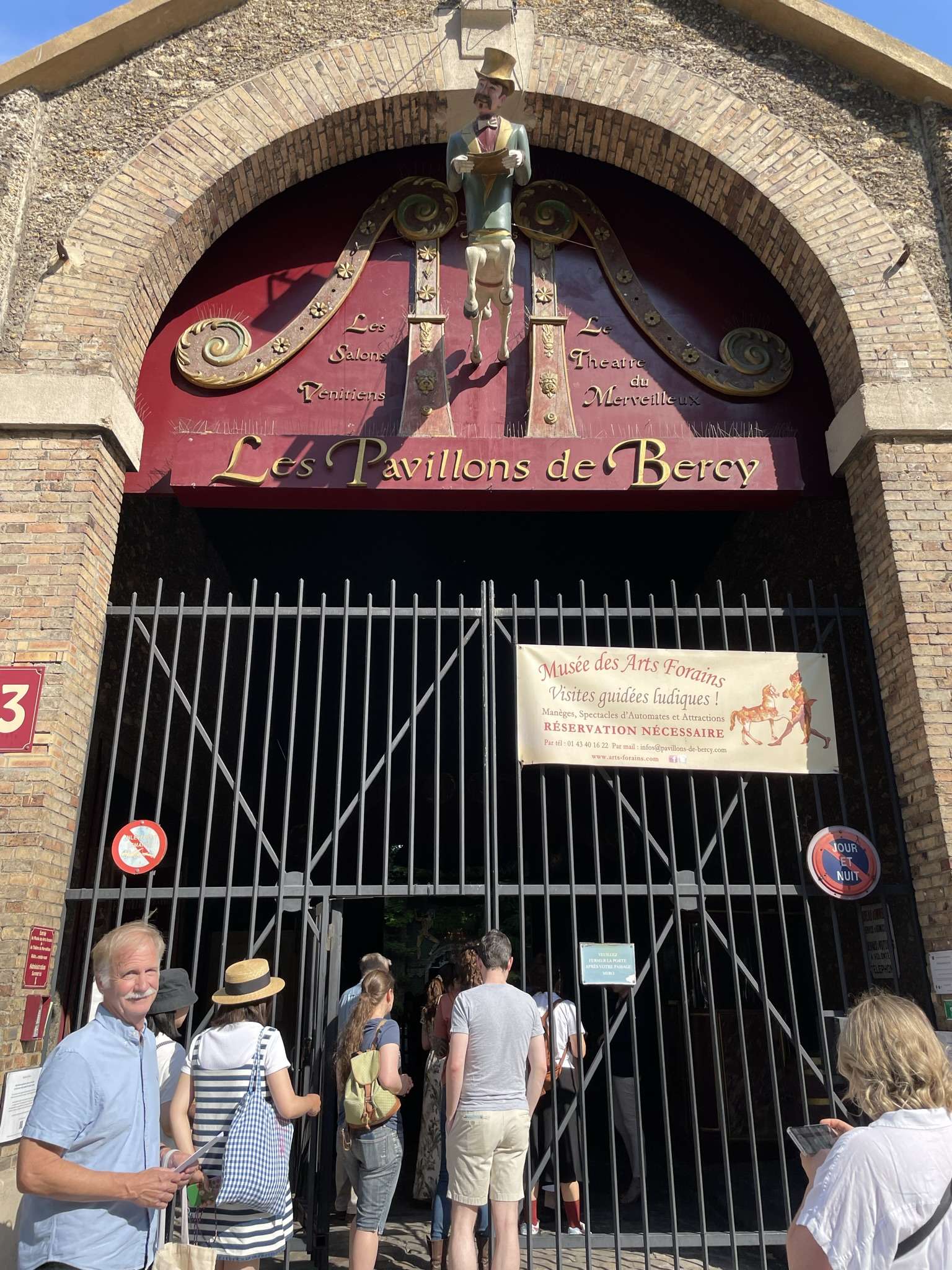 The entrance to the Musee des Arts Forains