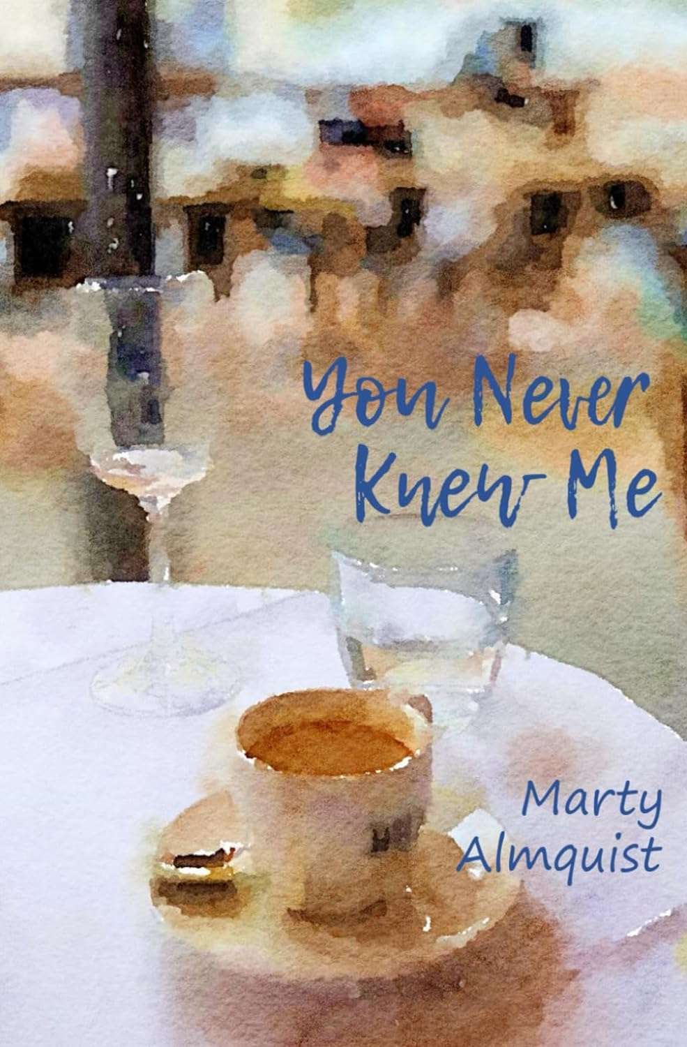 The book cover for You Never Knew Me by Marty Almquist.